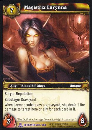 World of Warcraft TCG | Magistrix Larynna - Servants of the Betrayer 201/264 | The Nerd Merchant