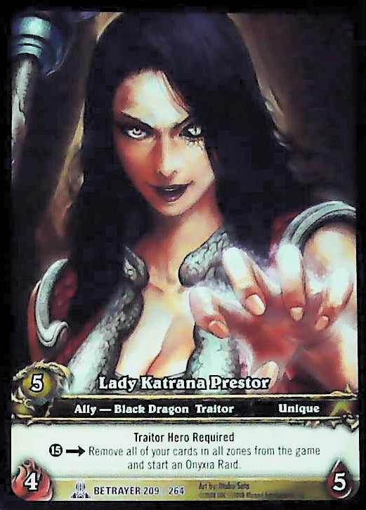 World of Warcraft TCG | Lady Katrana Prestor (Extended Art) - Servants of the Betrayer 209/264 | The Nerd Merchant
