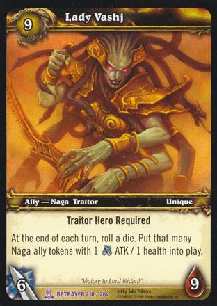 World of Warcraft TCG | Lady Vashj - Servants of the Betrayer 210/264 | The Nerd Merchant