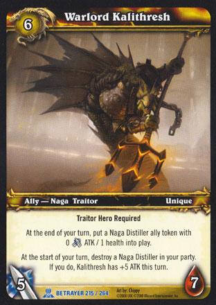 World of Warcraft TCG | Warlord Kalithresh - Servants of the Betrayer 215/264 | The Nerd Merchant
