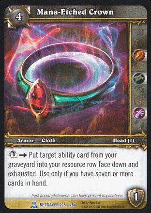 World of Warcraft TCG | Mana-Etched Crown - Servants of the Betrayer 225/264 | The Nerd Merchant
