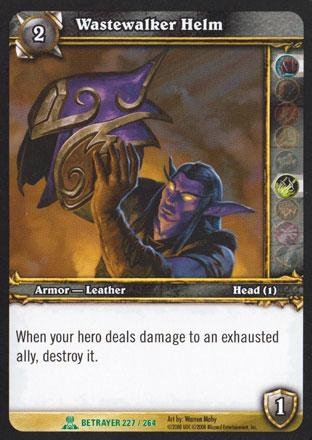 World of Warcraft TCG | Wastewalker Helm - Servants of the Betrayer 227/264 | The Nerd Merchant