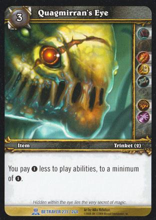 World of Warcraft TCG | Quagmirran's Eye - Servants of the Betrayer 231/264 | The Nerd Merchant