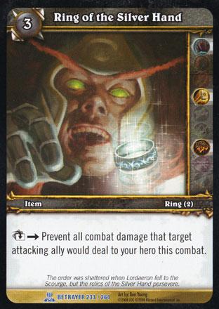 World of Warcraft TCG | Ring of the Silver Hand - Servants of the Betrayer 233/264 | The Nerd Merchant