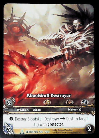 World of Warcraft TCG | Bloodskull Destroyer (Extended Art) - Servants of the Betrayer 235/264 | The Nerd Merchant