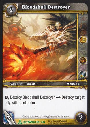 World of Warcraft TCG | Bloodskull Destroyer - Servants of the Betrayer 235/264 | The Nerd Merchant