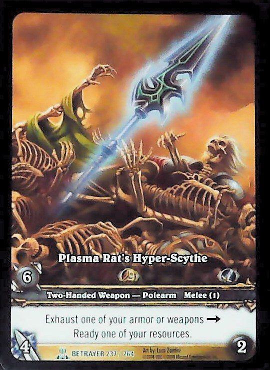 World of Warcraft TCG | Plasma Rat's Hyper-Scythe (Extended Art) - Servants of the Betrayer 237/264 | The Nerd Merchant