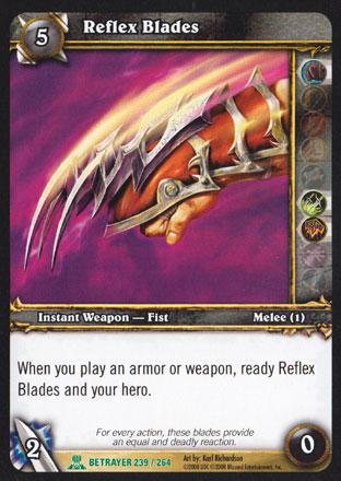 World of Warcraft TCG | Reflex Blades - Servants of the Betrayer 239/264 | The Nerd Merchant