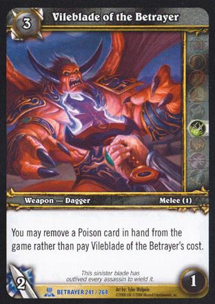 World of Warcraft TCG | Vileblade of the Betrayer - Servants of the Betrayer 241/264 | The Nerd Merchant