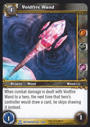 World of Warcraft TCG | Voidfire Wand - Servants of the Betrayer 242/264 | The Nerd Merchant