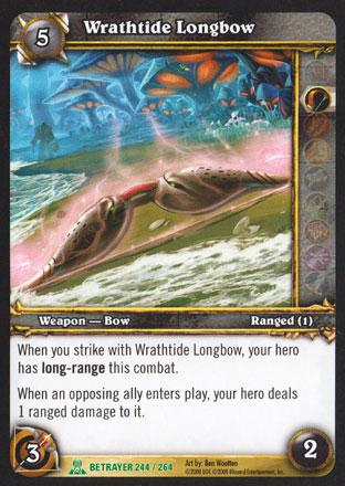 World of Warcraft TCG | Wrathtide Longbow - Servants of the Betrayer 244/264 | The Nerd Merchant