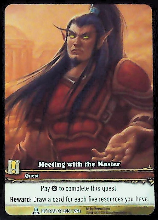 World of Warcraft TCG | Meeting with the Master (Extended Art) - Servants of the Betrayer 255/264 | The Nerd Merchant