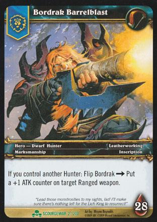 World of Warcraft TCG | Bordrak Barrelblast - Scourgewar 2/270 | The Nerd Merchant