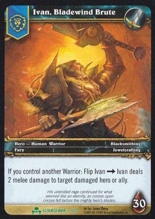 World of Warcraft TCG | Ivan, Bladewind Brute - Scourgewar 5/270 | The Nerd Merchant