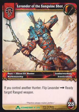 World of Warcraft TCG | Levander of the Sanguine Shot - Scourgewar 14/270 | The Nerd Merchant