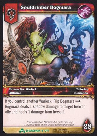 World of Warcraft TCG | Souldrinker Bogmara - Scourgewar 16/270 | The Nerd Merchant