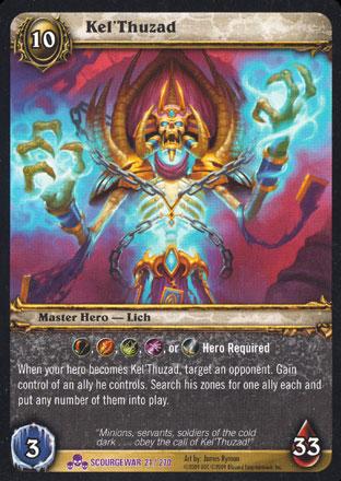 World of Warcraft TCG | Kel'Thuzad - Scourgewar 21/270 | The Nerd Merchant