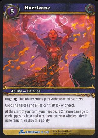 World of Warcraft TCG | Hurricane - Scourgewar 36/270 | The Nerd Merchant