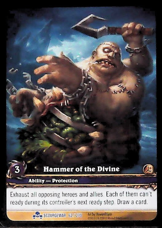 World of Warcraft TCG | Hammer of the Divine (Extended Art) - Scourgewar 62/270 | The Nerd Merchant