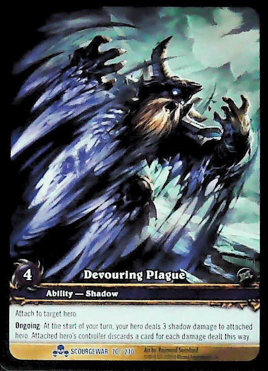 World of Warcraft TCG | Devouring Plague (Extended Art) - Scourgewar 70/270 | The Nerd Merchant