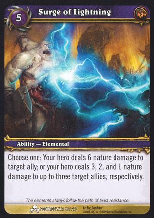 World of Warcraft TCG | Surge of Lightning - Scourgewar 91/270 | The Nerd Merchant