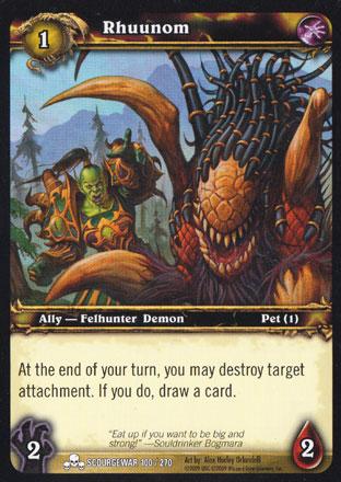 World of Warcraft TCG | Rhuunom - Scourgewar 100/270 | The Nerd Merchant