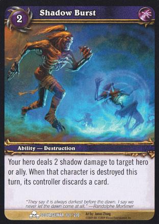 World of Warcraft TCG | Shadow Burst - Scourgewar 101/270 | The Nerd Merchant