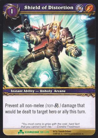 World of Warcraft TCG | Shield of Distortion - Scourgewar 120/270 | The Nerd Merchant