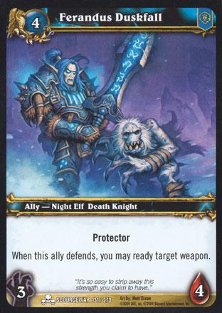 World of Warcraft TCG | Ferandus Duskfall - Scourgewar 131/270 | The Nerd Merchant