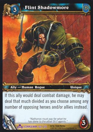 World of Warcraft TCG | Flint Shadowmore - Scourgewar 133/270 | The Nerd Merchant