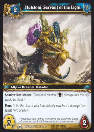 World of Warcraft TCG | Hulstom, Servant of the Light - Scourgewar 138/270 | The Nerd Merchant