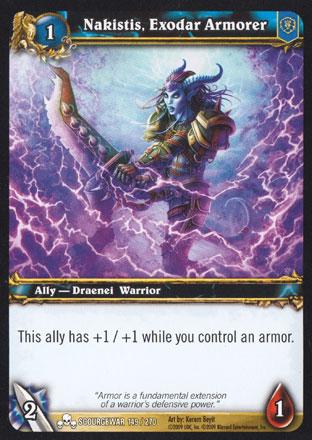 World of Warcraft TCG | Nakistis, Exodar Armorer - Scourgewar 149/270 | The Nerd Merchant