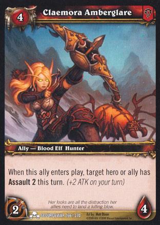 World of Warcraft TCG | Claemora Amberglare - Scourgewar 166/270 | The Nerd Merchant