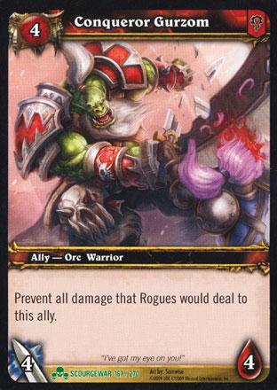 World of Warcraft TCG | Conqueror Gurzom - Scourgewar 167/270 | The Nerd Merchant