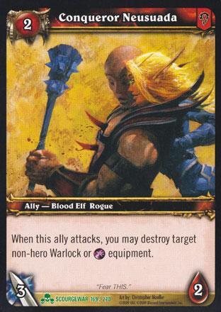 World of Warcraft TCG | Conqueror Neusuada - Scourgewar 169/270 | The Nerd Merchant