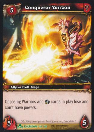 World of Warcraft TCG | Conqueror Yun'zon - Scourgewar 170/270 | The Nerd Merchant