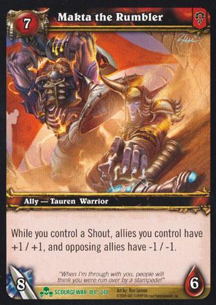 World of Warcraft TCG | Makta the Rumbler - Scourgewar 184/270 | The Nerd Merchant