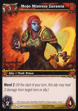 World of Warcraft TCG | Mojo Mistress Zurania - Scourgewar 185/270 | The Nerd Merchant