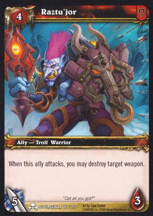 World of Warcraft TCG | Raztu'jor - Scourgewar 187/270 | The Nerd Merchant