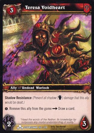 World of Warcraft TCG | Teresa Voidheart - Scourgewar 192/270 | The Nerd Merchant