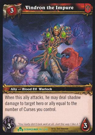 World of Warcraft TCG | Vindron the Impure - Scourgewar 197/270 | The Nerd Merchant