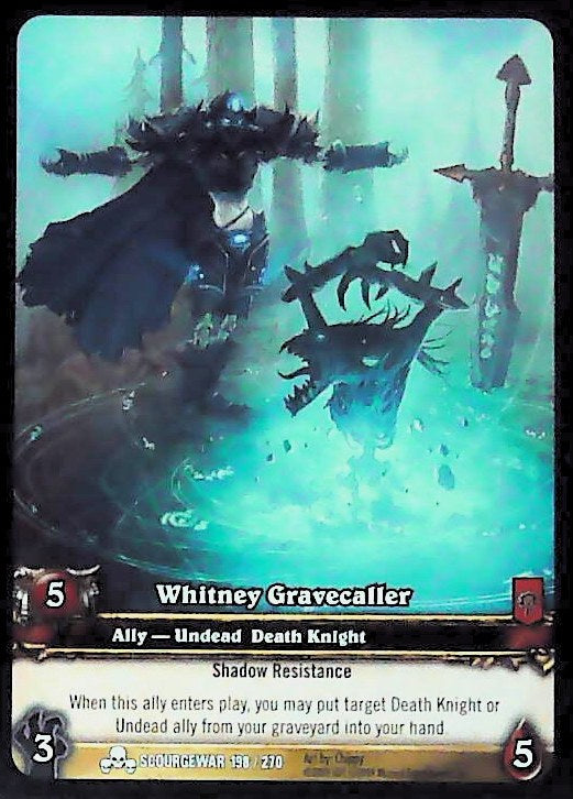 World of Warcraft TCG | Whitney Gravecaller (Extended Art) - Scourgewar 198/270 | The Nerd Merchant