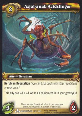 World of Warcraft TCG | Azjol-anak Acidslinger - Scourgewar 201/270 | The Nerd Merchant