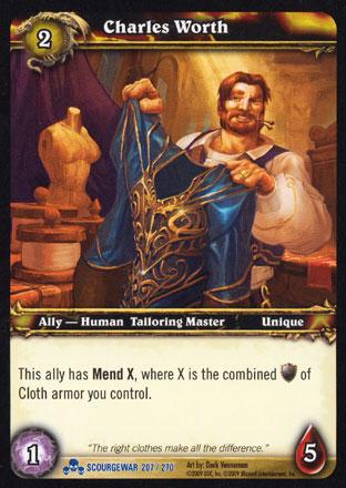 World of Warcraft TCG | Charles Worth - Scourgewar 207/270 | The Nerd Merchant