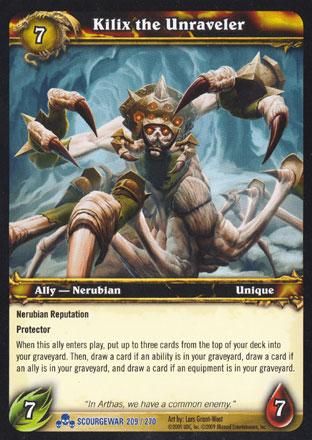 World of Warcraft TCG | Kilix the Unraveler - Scourgewar 209/270 | The Nerd Merchant