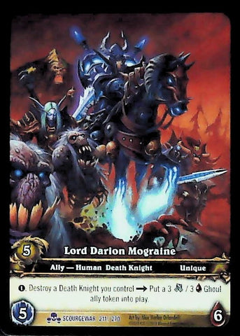 Lord Darion Mograine (Extended Art) - Scourgewar 211/270