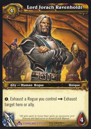 World of Warcraft TCG | Lord Jorach Ravenholdt - Scourgewar 212/270 | The Nerd Merchant