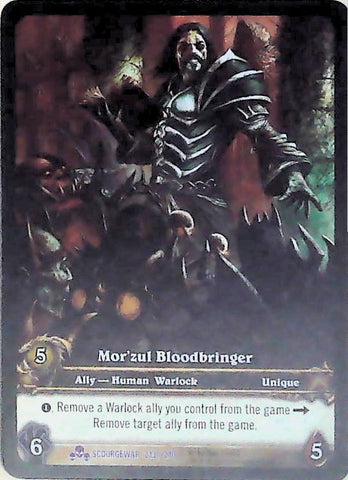 World of Warcraft TCG | Mor'zul Bloodbringer (Extended Art) - Scourgewar 213/270 | The Nerd Merchant