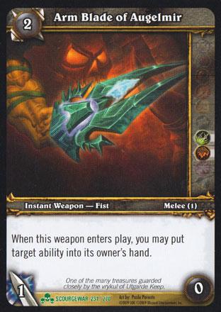 World of Warcraft TCG | Arm Blade of Augelmir - Scourgewar 231/270 | The Nerd Merchant