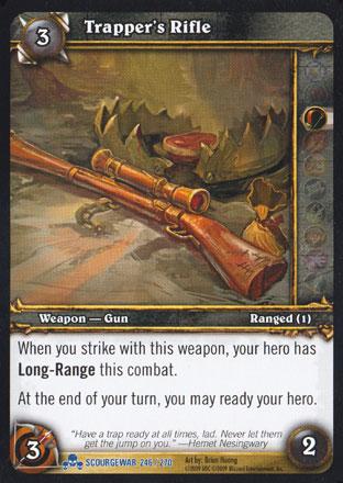 World of Warcraft TCG | Trapper's Rifle - Scourgewar 246/270 | The Nerd Merchant